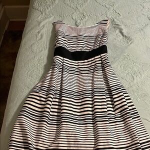 AB Studio Black and White Dress